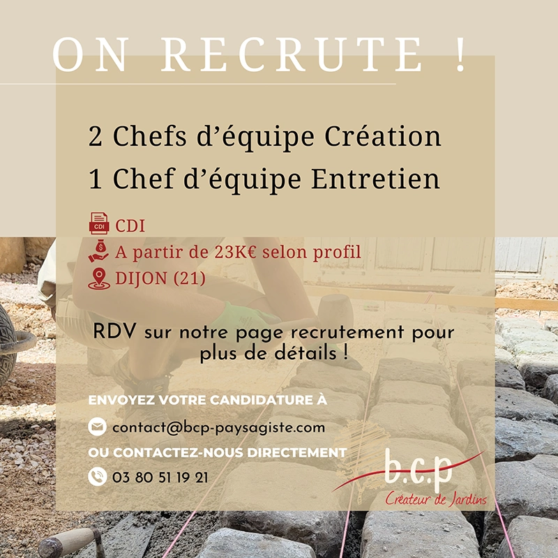 Recrutement Paysagiste