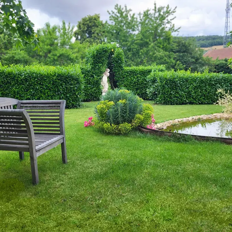 Renovation d'un jardin à la campagne