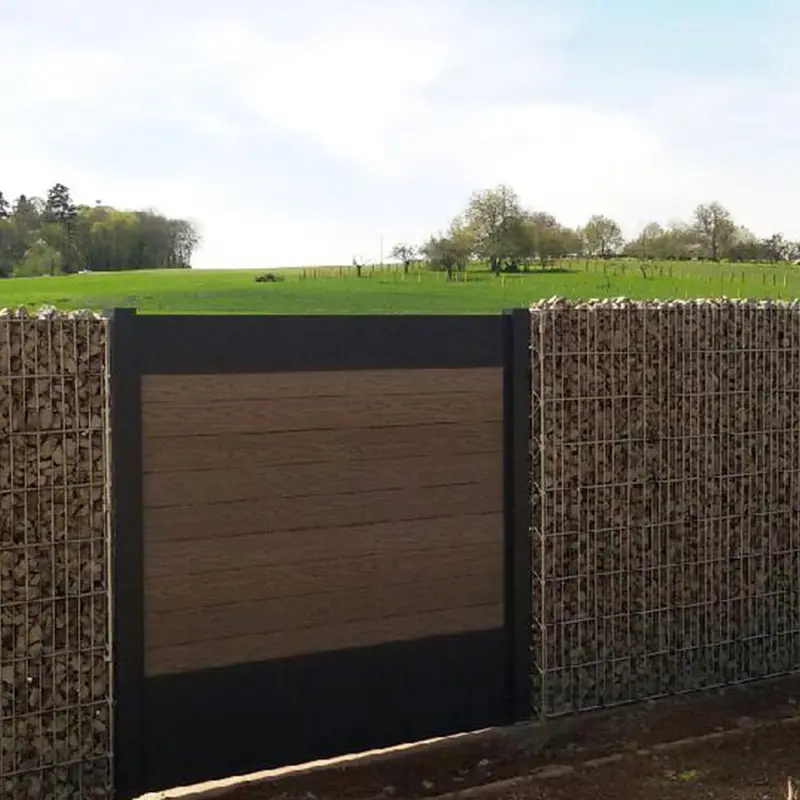 Brises vue composite et gabion