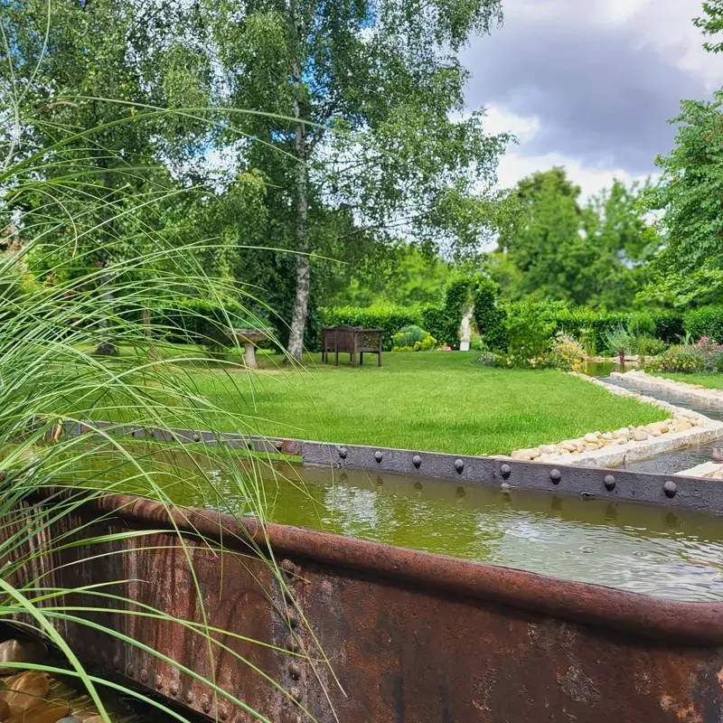 Perspective sur le jardin