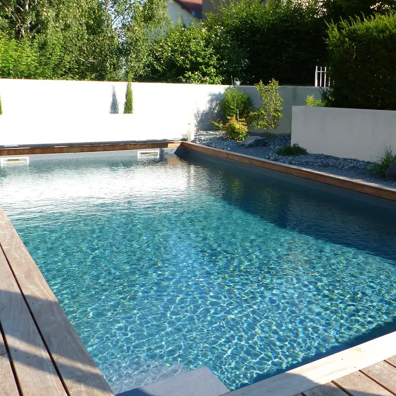 Creation piscine amenagement des abords