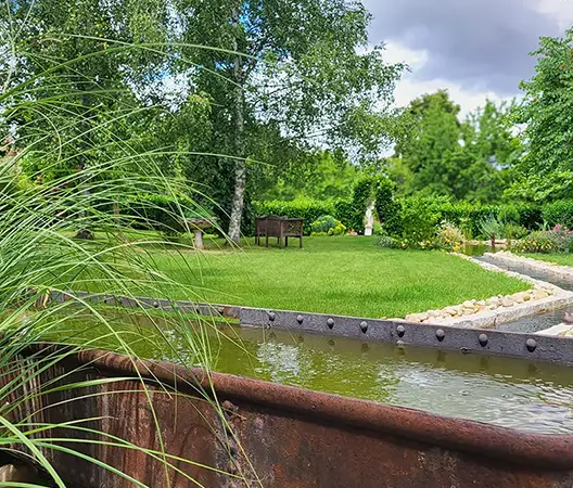 Rénovation d'un jardin à la campagne