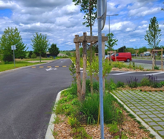 massif bord de parking